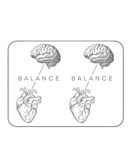 Brain vs. Heart semi-permanent pour les bras